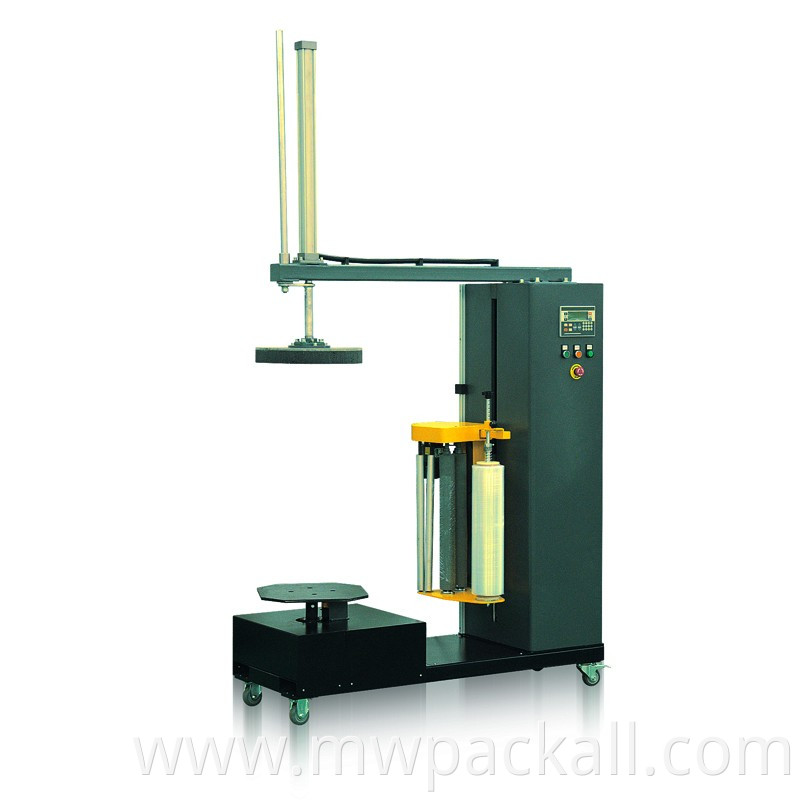 Small carton box stretch wrapping machinery,mini stretch wrapper